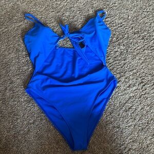 Royal blue one piece